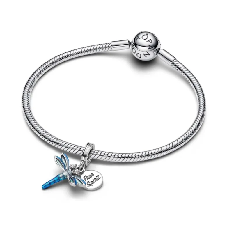 Pandora Moments Dragonfly Double hela, hopea, 793745C01