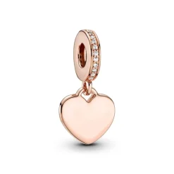 Pandora Moments Engravable Heart Tag hela, ruusukullattu, 788761C01