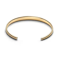Pandora Moments Engravable Open Bangle rannekoru, keltakullattu, 564754C01