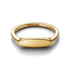 Pandora Moments Engravable sormus, keltakullattu, 163986C00