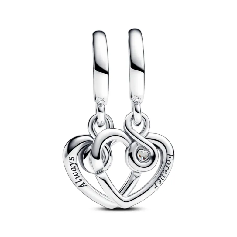 Pandora Moments Forever & Always jaettava hela, hopea, 793232C01