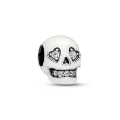 Pandora Moments Glow-in-the-dark Sparkling Skull hela, hopea, 792811C01