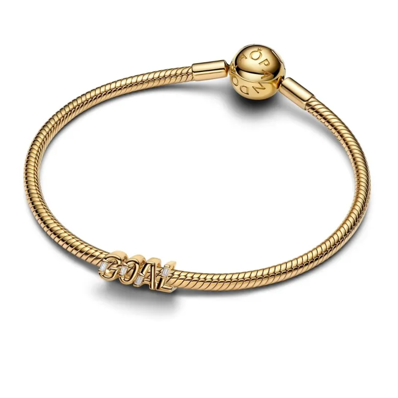 Pandora Moments Goal Script hela, keltakullattu, 764709C01