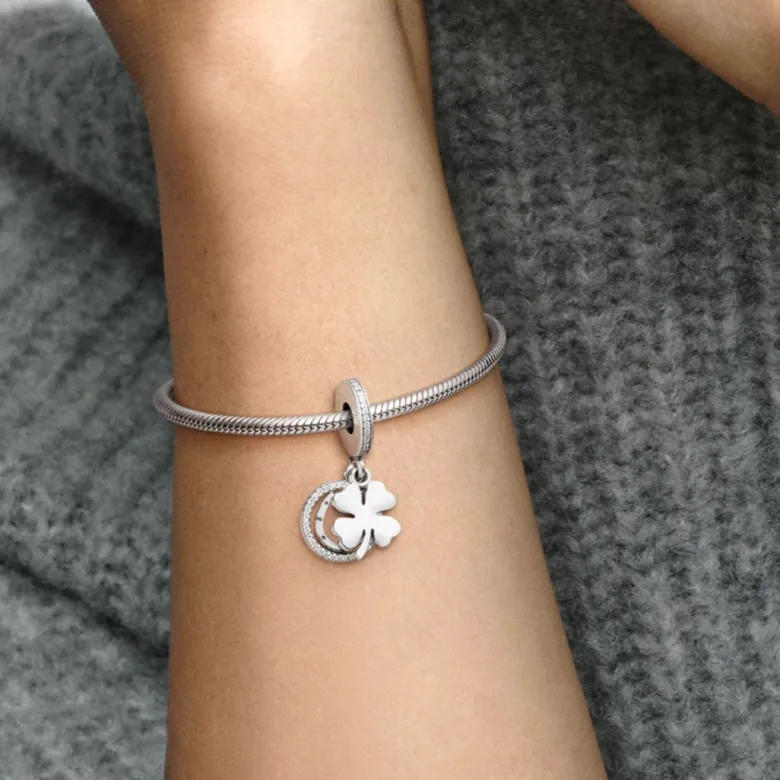 Pandora Moments Good Luck Charms hela, hopea, 792089CZ