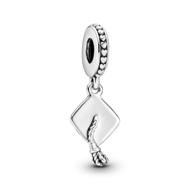 Pandora Moments Graduation Cap Dangle hela, hopea, 791892