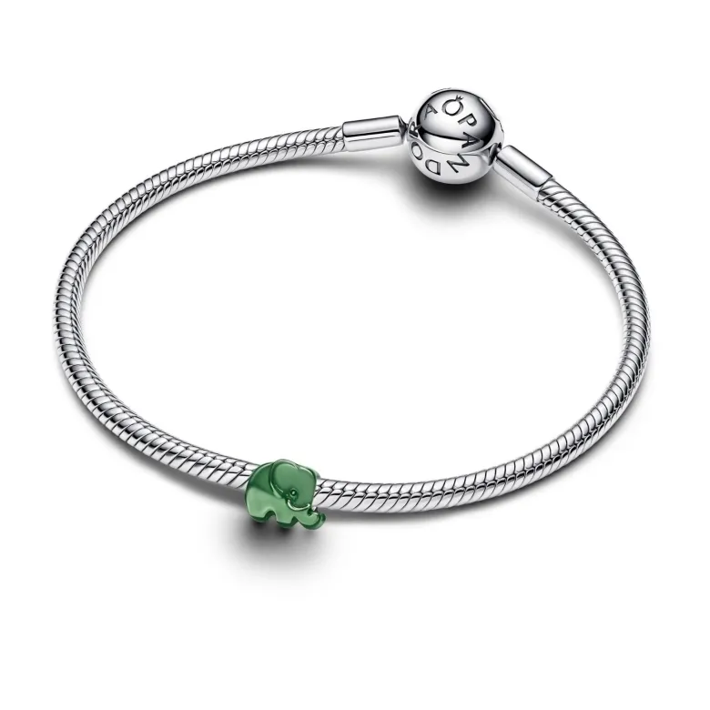 Pandora Moments Green Elephant Mini hela, hopea, 794901C01