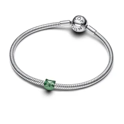 Pandora Moments Green Owl Mini hela, hopea, 794900C01