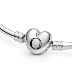 Pandora Moments Heart Clasp rannerengas, hopea, 596268