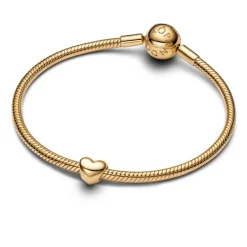 Pandora Moments Heart mini hela, keltakullattu, 763998C00