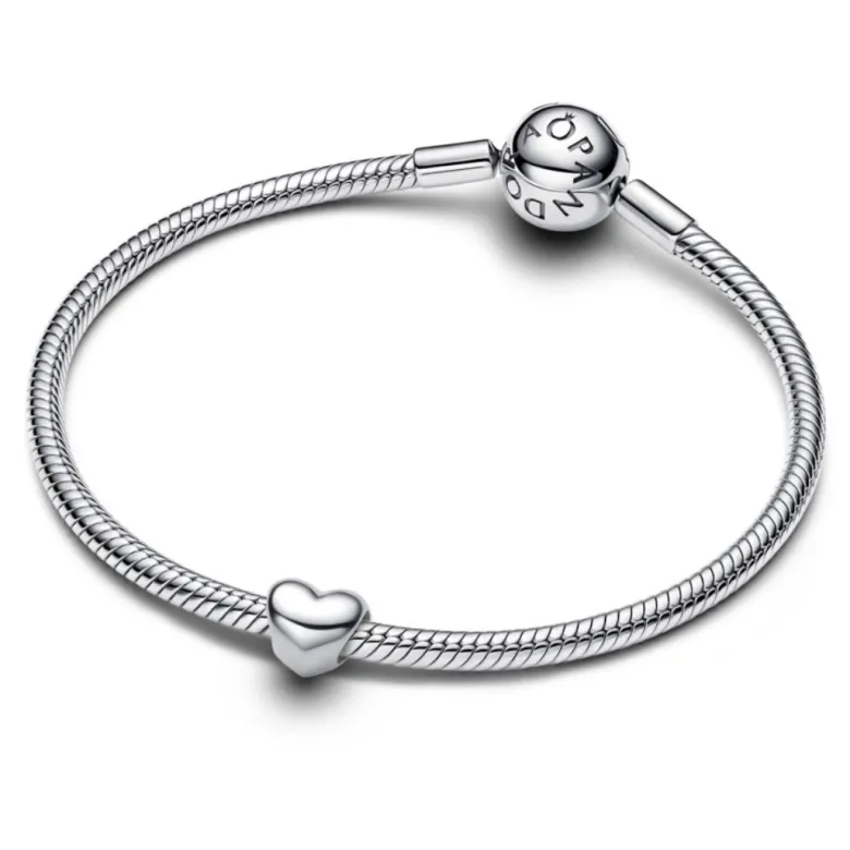 Pandora Moments Heart mini hela, hopea, 793998C00