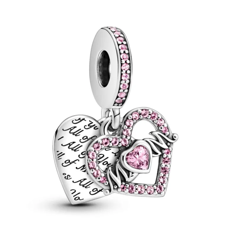 Pandora Moments Heart & Mom hela, hopea, 799402C01