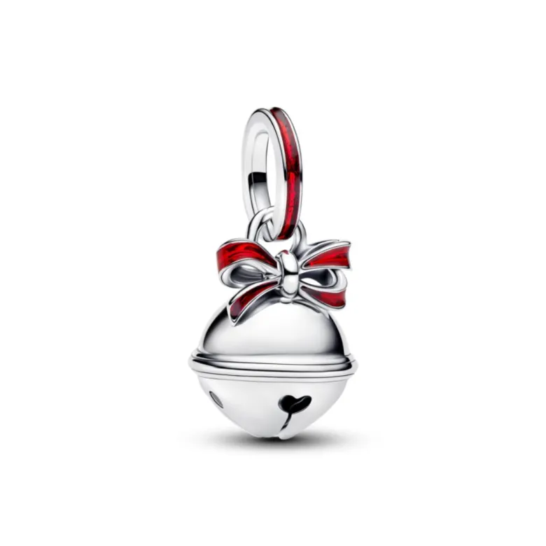 Pandora Moments Holiday Bell hela, hopea, 794246C01