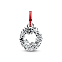 Pandora Moments Holiday Wreath Double hela, hopea, 794238C01