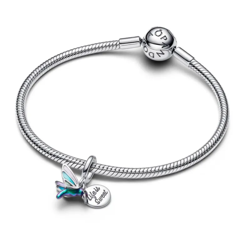 Pandora Moments Hummingbird Double hela, hopea, 793746C01