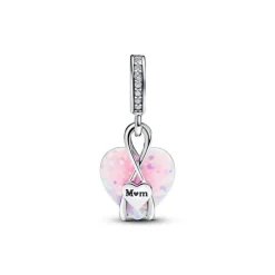 Pandora Moments Mom Opalescent Heart hela, hopea, 793202C01