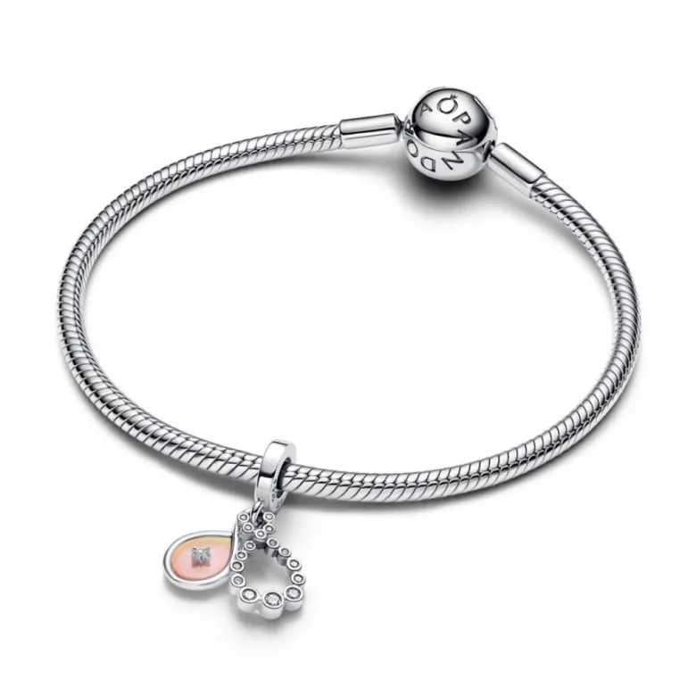 Pandora Moments Opalescent Infinity Double hela, hopea, 794251C01