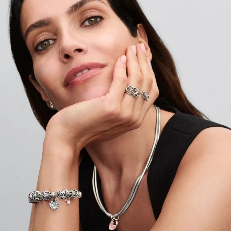 Pandora Moments Openwork Hearts Mom hela, hopea, 793772C01