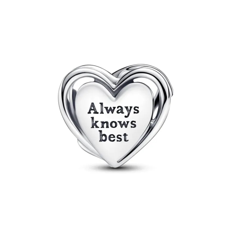 Pandora Moments Openwork Mom & Heart hela, hopea, 793233C01