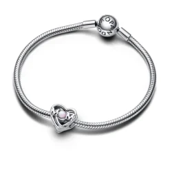Pandora Moments Openwork Mom & Heart hela, hopea, 793233C01