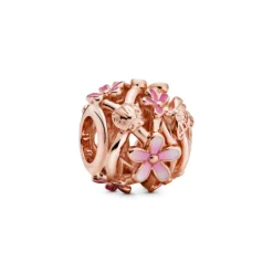Pandora Moments Openwork Pink Daisy Flower hela, ruusukullattu, 788772C01