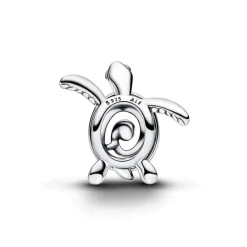 Pandora Moments Openwork Sea Turtle hela, hopeaa, 794697C01