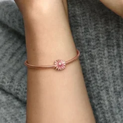 Pandora Moments Pink Daisy Flower hela, ruusukullattu, 788775C01