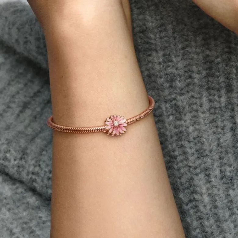 Pandora Moments Pink Daisy Flower hela, ruusukullattu, 788775C01