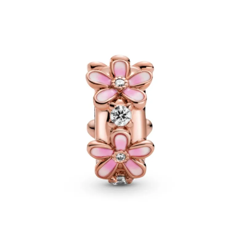 Pandora Moments Pink Daisy Spacer lukkopala, ruusukullattu, 788809C01