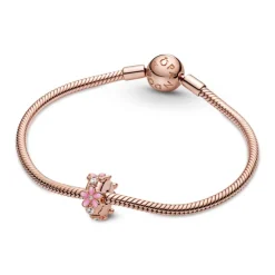 Pandora Moments Pink Daisy Spacer lukkopala, ruusukullattu, 788809C01