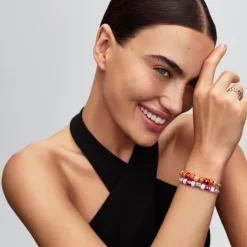 Pandora Moments Pink Ladybird Mini hela, hopea, 794905C01