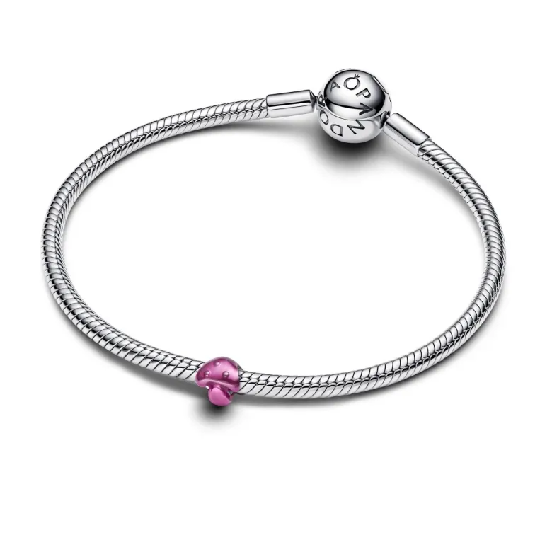 Pandora Moments Pink Mushroom Mini hela, hopea, 794906C01