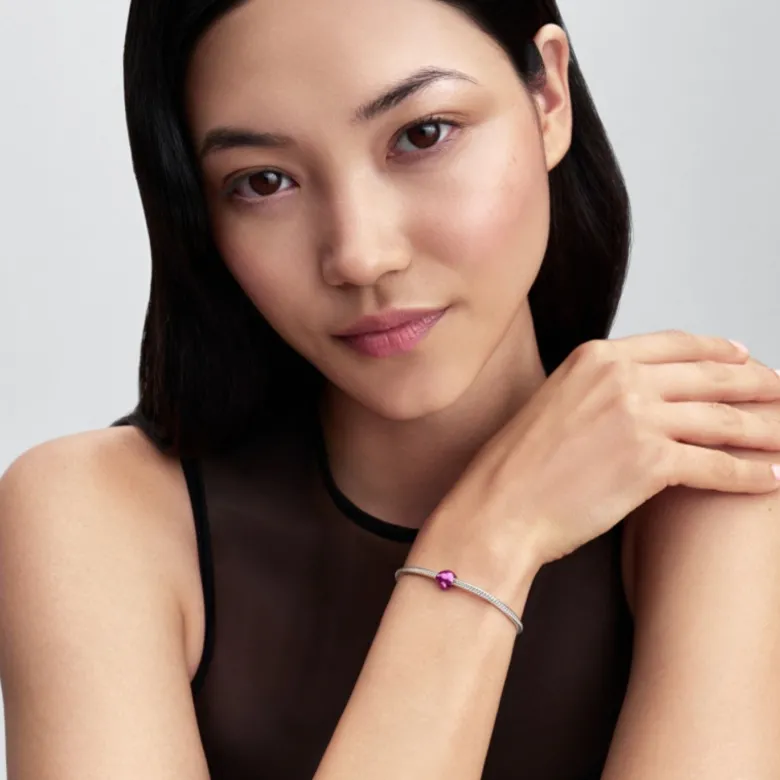 Pandora Moments Pink Mushroom Mini hela, hopea, 794906C01