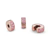 Pandora Moments Pink Pavé lukkopala, ruusukullattu, 781817PCZ