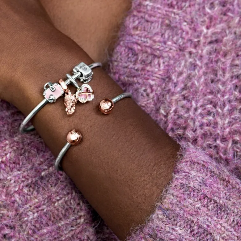 Pandora Moments Pink Travel Bag hela, hopea, 798063EN124