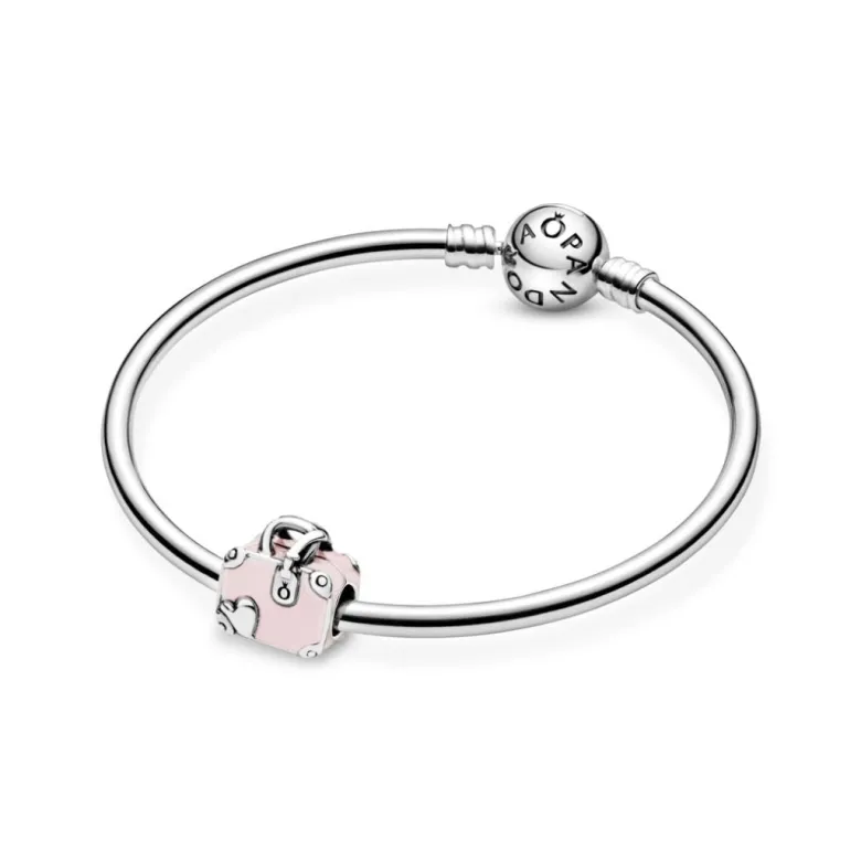 Pandora Moments Pink Travel Bag hela, hopea, 798063EN124