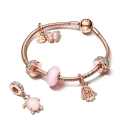 Pandora Moments Protective Hamsa Hand hela, ruusukullattu, 789144C00