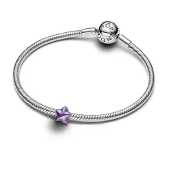 Pandora Moments Purple Star Mini hela, hopea, 794813C01