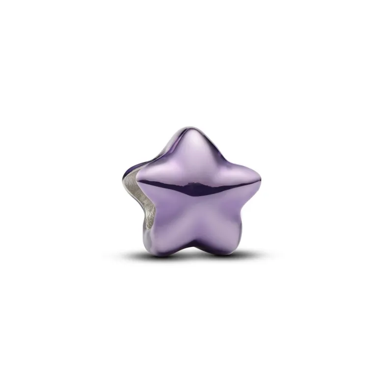 Pandora Moments Purple Star Mini hela, hopea, 794813C01