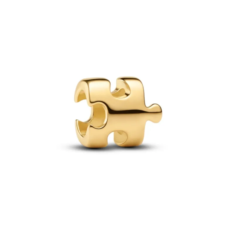 Pandora Moments Puzzle Piece Mini hela, keltakullattu, 764514C00