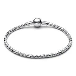 Pandora Moments Round Clasp Wing Chain rannekoru, hopea, 594028C00