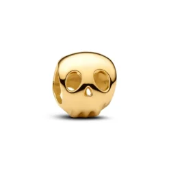 Pandora Moments Skull Mini hela, keltakullattu, 764518C00