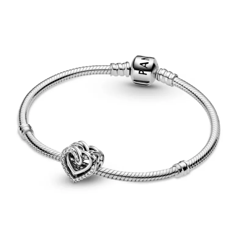 Pandora Moments Sparkling Entwined Hearts hela, hopea, 799270C01