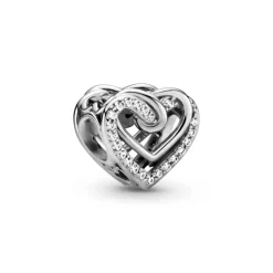 Pandora Moments Sparkling Entwined Hearts hela, hopea, 799270C01