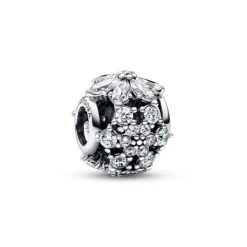 Pandora Moments Sparkling Herbarium Cluster Round hela, hopea, 792383C01