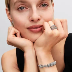 Pandora Moments Sparkling Heart hela, hopea, 794240C01