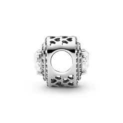 Pandora Moments Sparkling Levelled Hearts hela, hopea, 799218C01