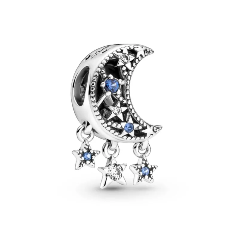 Pandora Moments Star & Crescent Moon hela, hopea, 799643C01