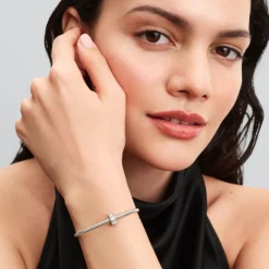 Pandora Moments Stones & Enamel lukkopala, hopea, 793785C01