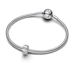 Pandora Moments Stones & Enamel lukkopala, hopea, 793785C01