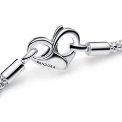 Pandora Moments Studded Chain rannekoru, hopea, 592453C00
